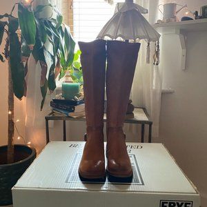 Shirley Shield tall-smvle cognac frye riding boots
